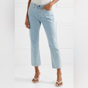 NEW Goldsign‎ The Low Slung 90s Straight Crop Jeans Nichols 29